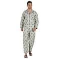thumbnail image 5 of Inkmeso Men's Cotton PJs Printed Sleepwear Lounge Wear Top & Bottom Pajama Set, 5 of 7