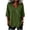 Green, variant on Cotton Linen Tops for Women Wrap Front Button V Neck 3/4 Sleeve T Shirts Dressy Casual Loose Fit Summer Blouses S-2XL