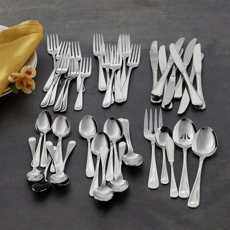 Oneida カトラリー65本セット　オネイダ　ROGERS ナイフ　スプーン Oneida Flight 65-Piece Stainless-Steel Flatware Set with Serving