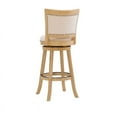 thumbnail image 4 of Linon Tyler 30" Wood Bar Stool in Driftwood Gray, 4 of 13
