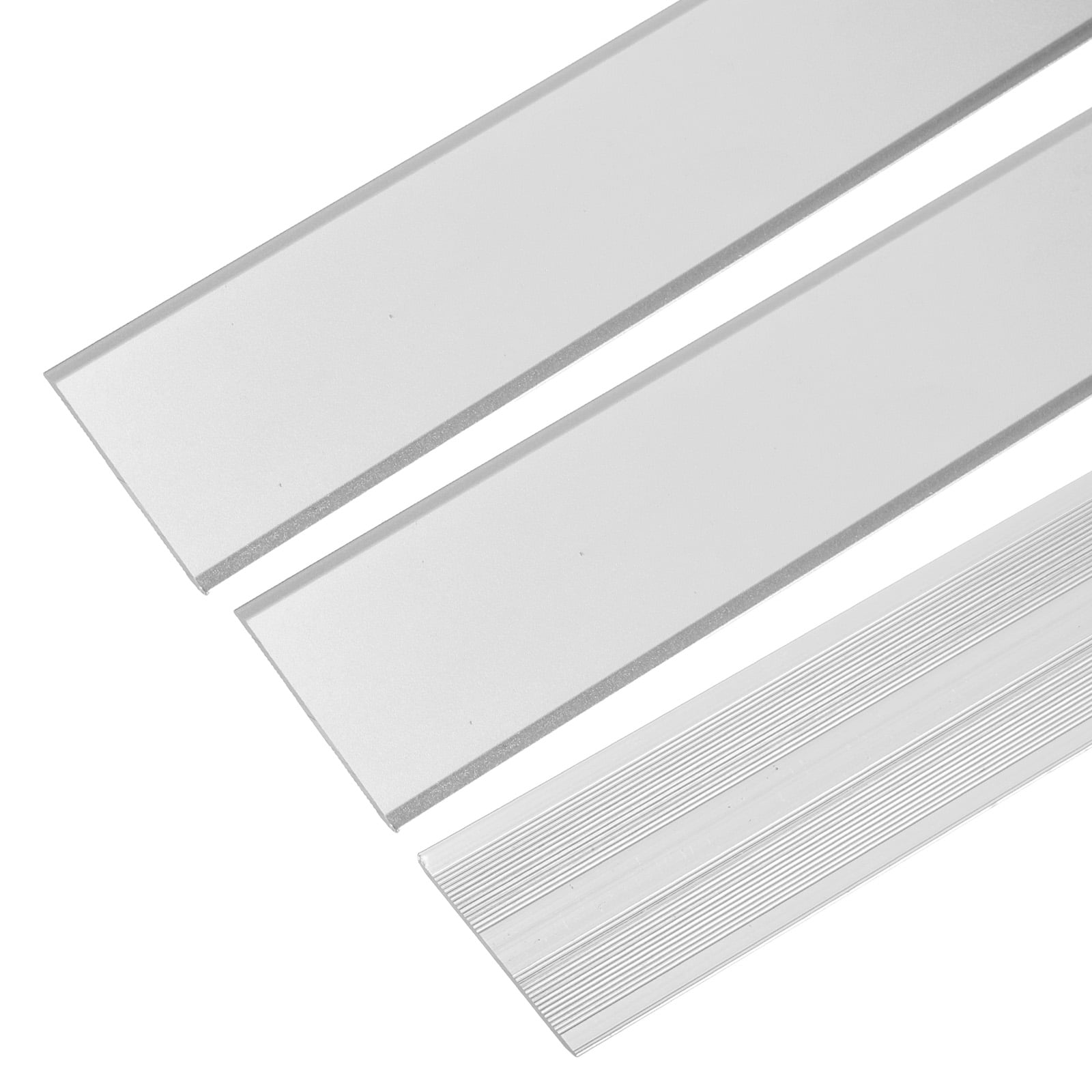 Uxcell 3-Pack Aluminum Flat Floor Transition Strip – 1.4" X 3 Ft, Gold Finish, For Doorway & Laminate Flooring Gaps, Indoor/Outdoor