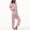 Pink, variant on Azrian Womens Pajamas,Women's Casual Homewear Long-Sleeve Tops Trousers Color Night Pajamas Suits XL Size,Pink on