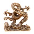 thumbnail image 3 of Mini Estatua artesanal de Dragón mayimx adorno de latón escultura Feng Shui para decoración del hogar, 3 of 9