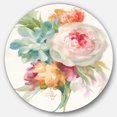 thumbnail image 1 of Designart 'bouquet Français Multicolore II' Art Mural Cercle en Métal Traditionnel - Disque de 36, 1 of 5