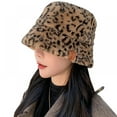 thumbnail image 5 of Winter Bucket Hat Furry Fisherman Hats for Women Plush Warm Hats for Women, 5 of 6