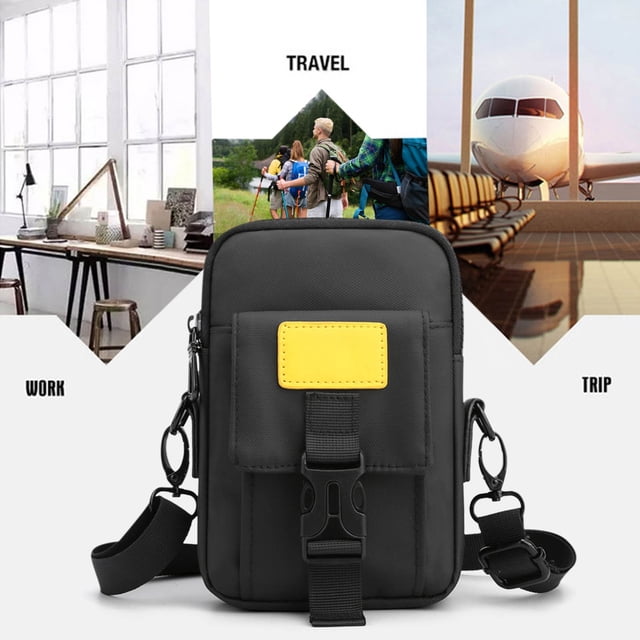 Bolso Bandolera para Hombre, Informal, para Exteriores, de Moda, para Teléfono, Riñonera