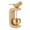 C, variant on sunsanly Wood Brass Shopkeepers Bell with Golden Bird Loud Sound Front Door Hanging Bell Wind Chime Magnetic Door Opening Doorbell Home Office Shop Entrance Decoration