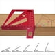 thumbnail image 5 of Transportador de Escuadra de 22,5/30/45/60/67,5/90 Grados, Regla de Medición 3D Multiángulo, de Carpintero de Madera Color: Rojo, 5 of 5