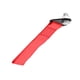 thumbnail image 4 of Correa de remolque universal de alta resistencia para coche de carreras, cuerda de remolque para parachoques delantero y trasero, gancho de remolque rojo, 4 of 14