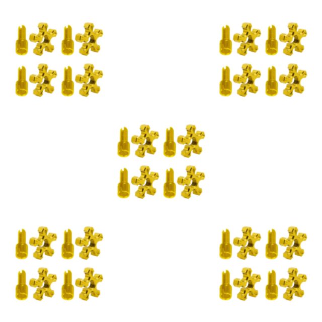 maskred 1/2/3/5 4pcs/set Efficient Performance Motorcycle Fixed Screws With Universal Fit gold 5PCS