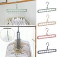 thumbnail image 1 of TORUBIA Clothes Hangers Closet Organizer Hook Rack 1 PCS Space Saver Hangers Multifunctional Magic(Light green), 1 of 9