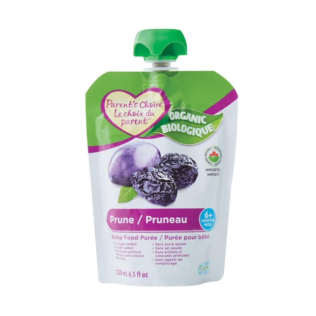 Parent's Choice Organic Prune Baby Food Purée