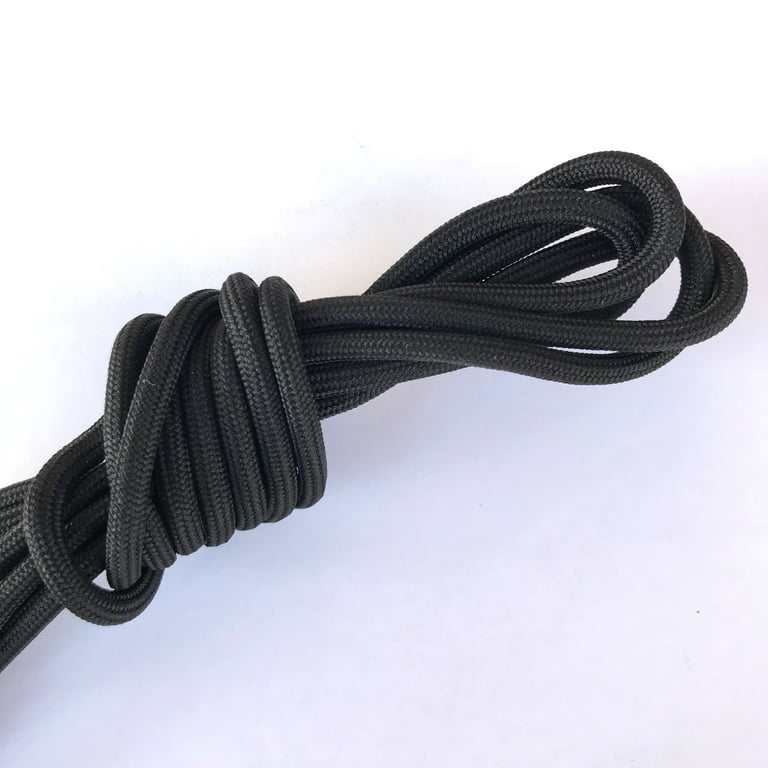 B&Q Black Heavy Duty Long Military Hiking Work Boot Laces Shoelaces Strings  for Men Women 39 40 48 54 55 60 63 72 Inches 