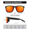 thumbnail image 4 of Gafas de sol cuadradas polarizadas UV400 ANYLUV para hombre, 4 of 7