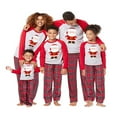 thumbnail image 1 of Ensemble de Pyjamas Assortis pour Famille 2 Pcs 3 Pcs Collection de Vêtements de Nuit de Noël Pyjamas Longs, 1 of 8