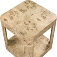 thumbnail image 6 of Meridian Furniture Reeves Burl End Table, 6 of 7
