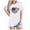 White, variant on OAVQHLG3B American Flag T-Shirt for Women Summer Casual Print 4th of July Clothes Patriotic Graphic Tees Tops Casual Round Neck Loose T-shirt