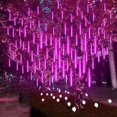 thumbnail image 1 of 32/24/16/8 Tubes Christmas Meteor Shower LED String Lights Holiday Lighting Garden Party Decorations Rain Drop Falling Decor, 1 of 5
