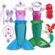 thumbnail image 2 of Mermaid Dress for Girl Ariel Prom Princess Costumes Cosplay Dress for Kids Girls Birthday Party Dress Up Gown Halloween Clothing, 2 of 5
