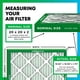 thumbnail image 2 of Filtro de aire Filterbuy MERV 11 20x20x2 (paquete de 4) Allergen Defense, 2 of 9