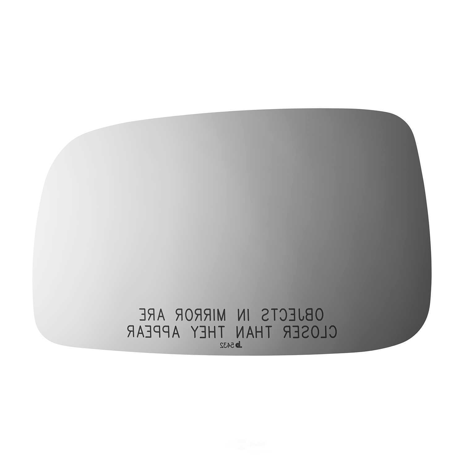 Burco Side View Mirror Replacement Glass - Clear Glass - 5432