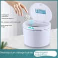 thumbnail image 1 of Papelera eléctrica inteligente de inducción para escritorio, para coche, caja de almacenamiento, para mesa, dormitorio, oficina, caja de pañuelos, caja de aperitivos, 1 of 5