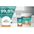 thumbnail image 4 of Boric Acid Powder 1 lb – 99.9% Pure Fine Powder, Technical Grade, 4 of 5