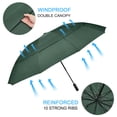 thumbnail image 4 of Paraguas de golf G4Free, compacto, recorrido inverso, 105 cm, verde oscuro, 4 of 8