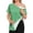 Green, variant on Post Shoulder Surgery Shirts for Women Tear Away Adaptive Striped Shirts Short-Sleeve Port Postpartum Rotator Cuff Recovery Casual Clothes Green 2XL