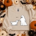 thumbnail image 3 of Cute Ghost Dog Sweatshirt, Boo-P Halloween Crewneck, Funny Dog Lover Shirt, Spooky Season Pullover, 3 of 6