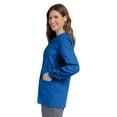thumbnail image 4 of Landau Essentials Relaxed Fit 4-Pocket Snap-Front Scrub Jacket for Women 7525, 4 of 8
