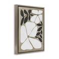 thumbnail image 3 of Stupell Industries Oblong Boho Flowers Floral Painting Brown Floater Framed Canvas Art Print Wall Art, 17 x 21, 3 of 9