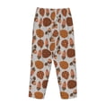 thumbnail image 7 of Fotbe Pinecone Autumn Pattern Women's Pajama Pants,Sleepwear Pants,Pj Bottoms Drawstring And Pockets-XX-Large, 7 of 7