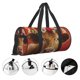 thumbnail image 3 of Easygdp White And Red Daisy Cow Bolsa de Viaje, Bolsa de Mano, Bolsa de Gimnasio, Bolsa de Equipaje para Viaje, 3 of 6
