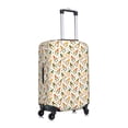 thumbnail image 3 of Uemuo Autumn Gnomes Holding Mushroom Printed Washable Luggage Cover - Fashion Suitcase Protector Fits 18-32 Inch Luggage -Small, 3 of 9