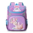 thumbnail image 2 of Mochilas escolares con dibujos de ciervos para niñas, moradas, de nailon, para estudiantes de primaria xuanjing unisex, 2 of 2