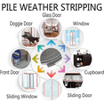 thumbnail image 5 of Weather Stripping Brush for Sliding Windows,Self Adhesive Weatherstrip Seal Strip, 5 of 5