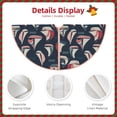 thumbnail image 3 of Fotbe Sailboat And Wave Pattern Christmas Tree Skirt, Tree Skirts Plush Christmas Decorations, Christmas Tree Skirts Xmas Decorations Holiday Party Decor-36", 3 of 6