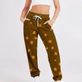thumbnail image 2 of BiZtdJrK Womens Sweatpants Fashion Star Print Joggers Pants Casual Drawstring High Waist Cinch Bottom Trousers with Pockets Y2k Streetwear Brown L 90 Off Clearance Sale, 2 of 6