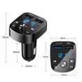 thumbnail image 5 of Transmisores MPS FM compatibles con Bluetooth con cargador rápido para coche USB dual 3.1A, 5 of 5