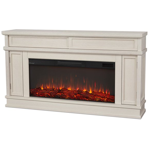 Real Flame Torrey Electric Fireplace, Bone