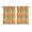 Mutli-Color, variant on Orange Green Geometric Kitchen Curtains Short 54 Inch Length, Abstract Moire Contemporary Grommet Top Bedroom Living Room Curtains, Light Filtering Cafe Curtain Drapes 2 Panels Set 84''x54''