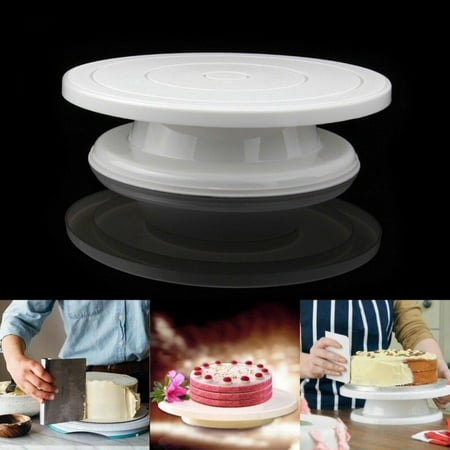 

Plastic Cake Plate Turntable Rotating Anti-skid Round Cake Stand Cake Decorating Rotary Table Kitchen DIY Pan Baking Tools