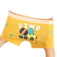 thumbnail image 3 of Boys Underwear, Toddler Kids Boxer Briefs 4 Pack Soft Cotton Dinosaur Boys Underwear 2-8 Years, 3 of 5