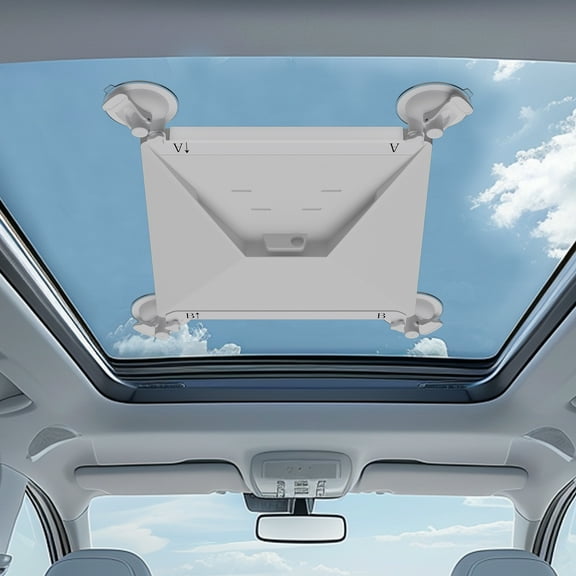 Mwin Starlink Mini Mount,Suction Cup for Starlink Mini Accessories,Car Automotive Sunroof Window Strong Suction Cup Roof Rack Kit,Car Rack System Rack Adapters in RVs,Boats,and Road Trips (White)