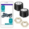 thumbnail image 2 of PENGXIANG Système de Surveillance de la Pression des Pneus Bluetooth Application Sans Fil Moniteur de Pression des Pneus Affichage de la Température Capteur d'Alarme de Pression des Pneus Support iOS & Android pour Moto Tricycle Voiture RV, 2 of 11