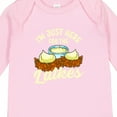 thumbnail image 4 of Inktastic Hanukkah Funny Here for Latkes Boys or Girls Long Sleeve Baby Bodysuit, 4 of 5