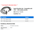 thumbnail image 2 of Spark Plug Wire Set - Compatible with 1957 - 1962 Cadillac DeVille 1958 1959 1960 1961, 2 of 2