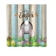 thumbnail image 2 of Ahorros Garantizados, Cortina de ducha de Pascua con diseño de conejito de acuarela y flores, decoración de baño para vacaciones de primavera, tela lavable Akmoler, 2 of 9