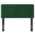 thumbnail image 6 of Tufted Headboard, King Size, Velvet, Green, Modern Contemporary Urban Design, Bedroom Master Guest Suite, 6 of 10